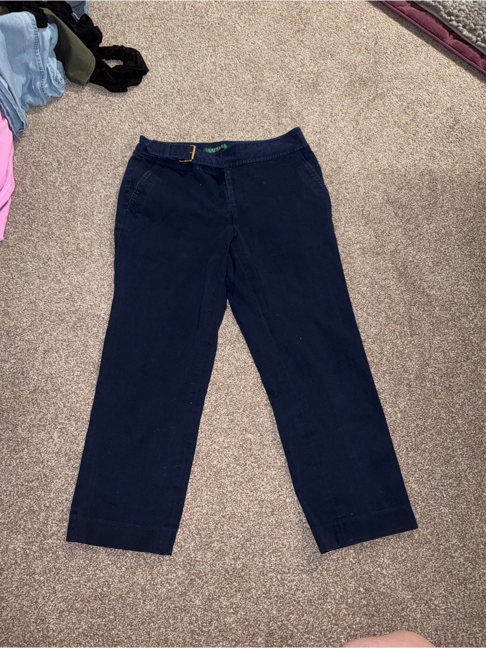 Ralph Lauren Navy Women's Trousers